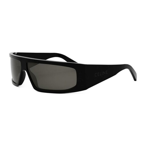 NEW CL40291I 01A CELINE SUNGLASSES MEN BLACK SQUARE EYEWEAR - Picture 1 of 3